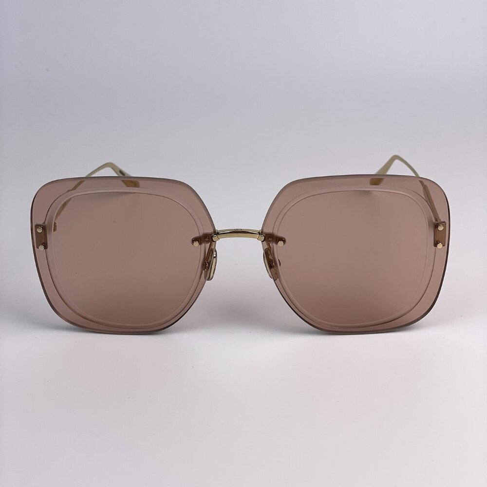 Dior ULTRADIOR SU B0E0 BRAND NEW Sunglasses Pink Gold Nude Women Square